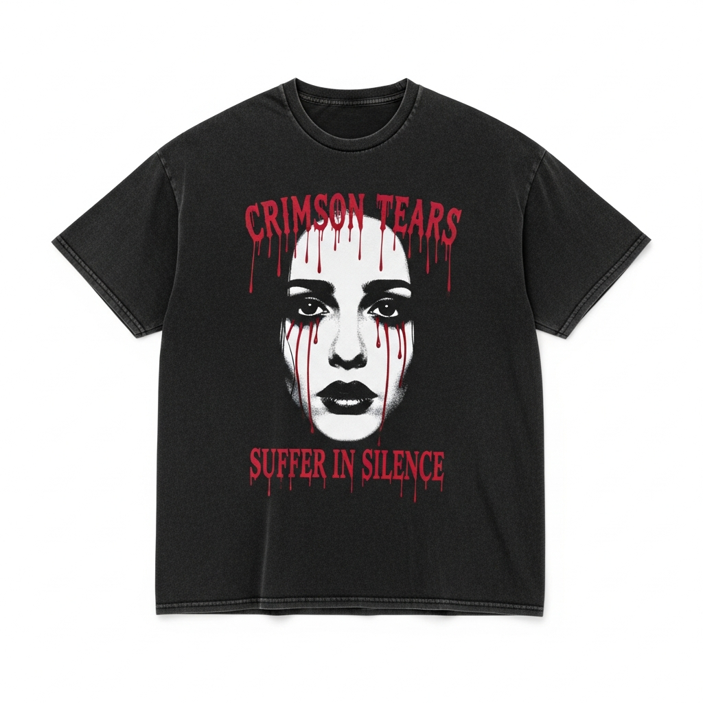 Crying Face Box Tee